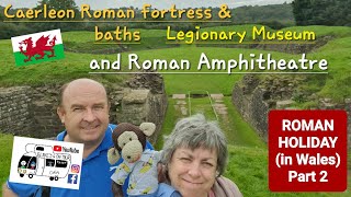 305 Caerleon Castle Roman Fortress and Baths Legionary Museum and Roman Amphitheatre Wales [upl. by Lancey]