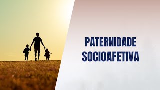 Paternidade socioafetiva [upl. by Hulen]