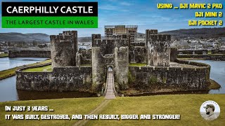 Caerphilly Castle  The Largest in Wales 2nd in Britain [upl. by Tortosa]