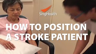 How To Position A Stroke Patient [upl. by Haslam]