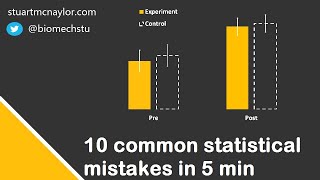 Ten Statistical Mistakes in 5 Min [upl. by Yerot]