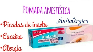 Resenha PomadaAndantol Gel [upl. by Euqnom]