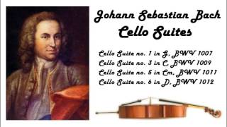 Johann Sebastian Bach  Cello suites in 432 Hz great for reading or studying [upl. by Ahseryt]