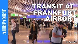 TRANSIT WALK AT FRANKFURT Airport FRA Terminal 1  Connection Flight Transfer Arriving amp Departing [upl. by Darce]